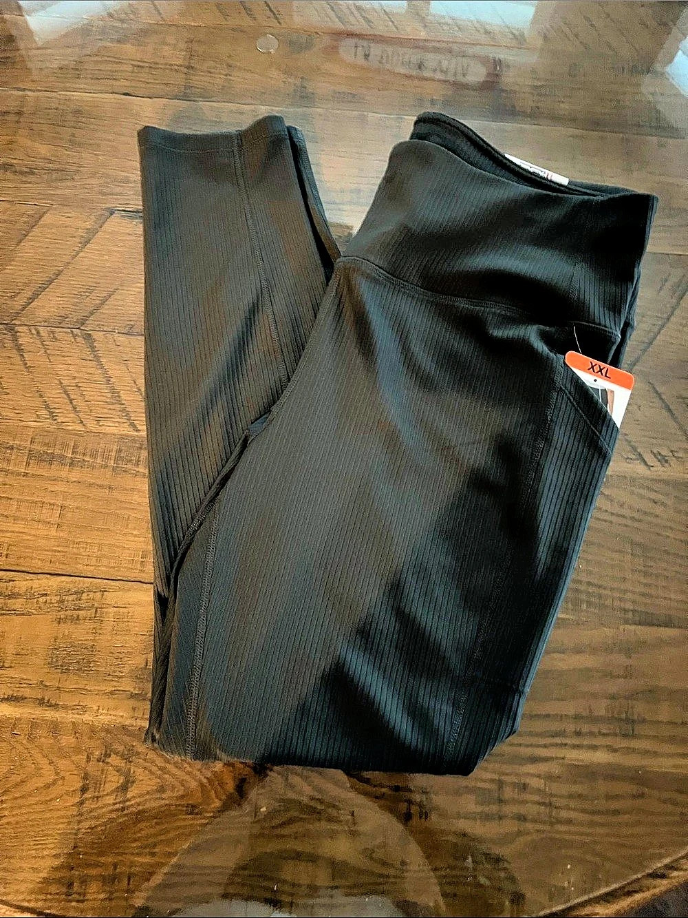 NWT 32 Degrees  Ribbed Leggings in Dark Olive Size XXL